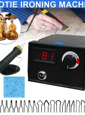 220V 40W Professional Wood Burning Pen Kit Digital Pyrograph