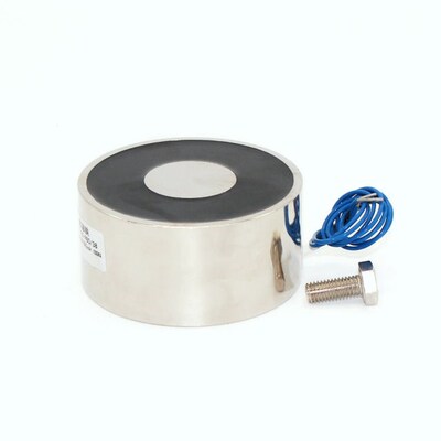 80/38 mm Suction 100KG DC 5V/12V/24V solenoid electromagnet