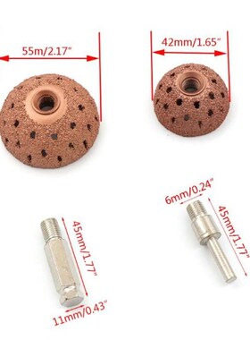 Tungsten Steel Material Hemispherical Pneumatic Grinding Hea