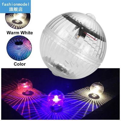 LED Light Swimming Pool Solar Powered Lamp Outdoor Garden Po
