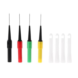 4Pcs 0.7mm Piercing Probe Kit Multimeter Test Probe Mini Wir