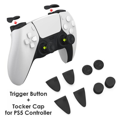 8 in 1 Analog Joystick Rocker Caps L2 R2 Trigger Buttons for