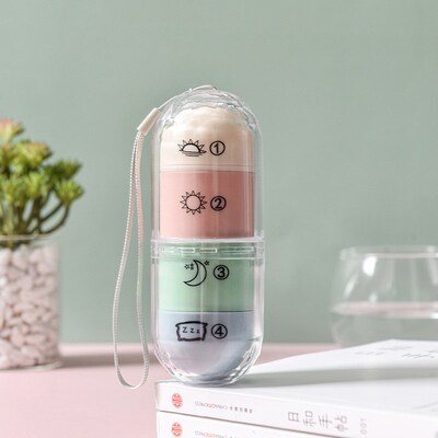 Waterproof Color Plastic Pill Box Household Goods Travel Rot
