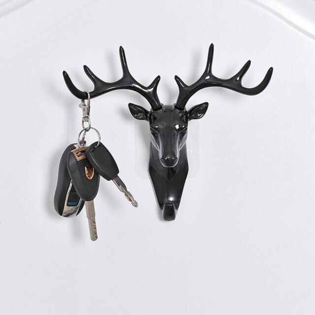 wall hanging hook vintage deer head antlers 适用于 hanging c