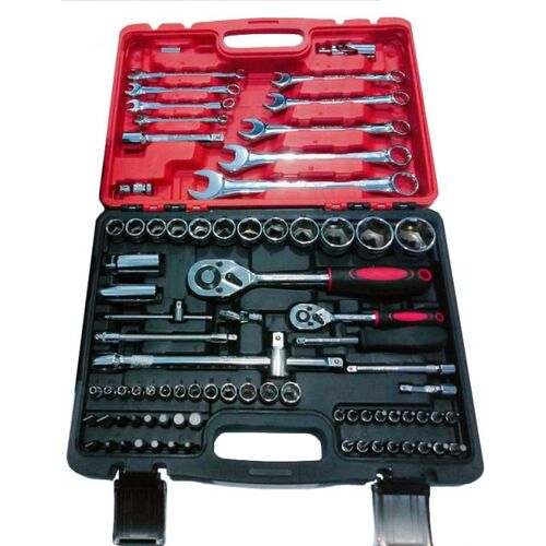 82pcs Car repair box Ratchet Torque Wrench 1/2 Auto Repair H