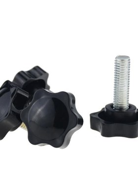 5PCS M6 M8 M10 Six Star Type Hand Screw Bakelite Plum Screw