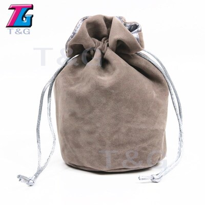 Dice Bag Double LayerJewelry Packing  Velvet Drawstring  Pou