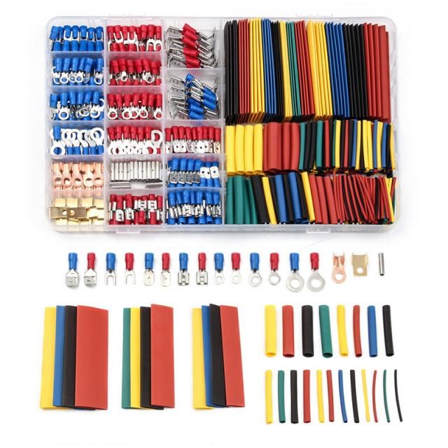 350Pcs Insulated Crimp Terminals Butt Connector Set 21 328P