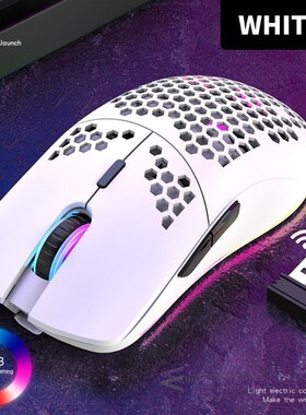 XYH80 Hollow-out Honeycomb 2.4G Wireless Gaming Mouse 4 Gear