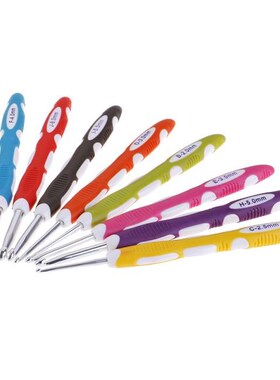 9pcs Colorful Crochet Hook Crochet Needle Set Knitting Needl