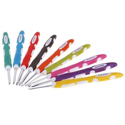 9pcs Colorful Crochet Hook Crochet Needle Set Knitting Needl