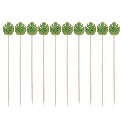 100pcs Disposable Wooden Toothpicks for Food Pick Fruit Pick