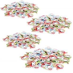 Wood Buttons Craft Buttons Wood Buttons Rabbit Shape Sewing