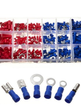360pcs Insulated 适用于k U-type Set Terminals Electrical Wir