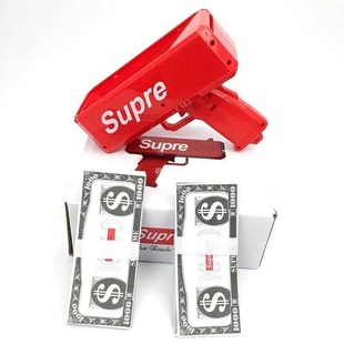 The New Cash Cannon Super Money Gun Fashion Toy Gun Red Chri