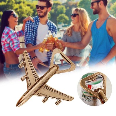1Pc Stainless Steel Bottle Opener Mini Aircraft Shape Opener
