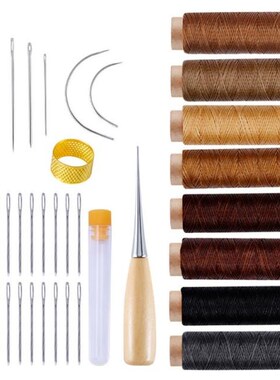 38Pcs Tools 适用于 Leather Repair Craft Sewing DIY Hand Stit