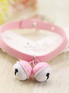 Pet collar dog bell cat teddy dog necklace copper bell small
