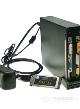 Expresscard 34 To 2 PCI-e 16x slots adapter Laptop Express c