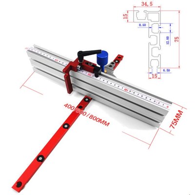 Miter Gauge Woodworking Tool with track Stop Angle Miter Gau