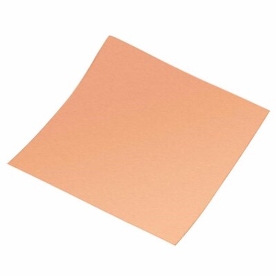 1pc  100x100mm Copper Cu Sheet Thin Metal Foil Roll 0.1mm Th