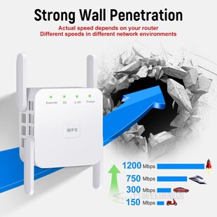 WiFi Repeater WiFi Extender 2.4G 5G Wireless WiFi Booster Wi