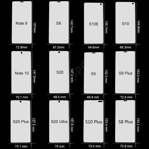 2Pcs 100D Screen Protector For Samsung Galaxy S10 S9 S8 S20