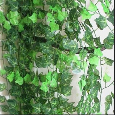 1 PCS 2.5m Artificial cheap Ivy Leaf Artificial Plants Green