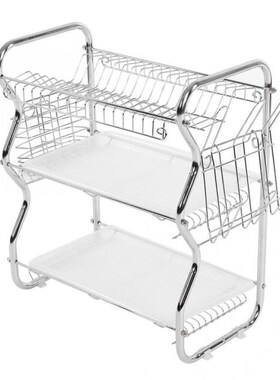 3 Tiers Home Kitchen Dish Plate Bowl Cup Drying Rack Drainer