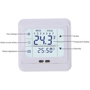Thermoregulator Touch Screen Heating Thermostat for Warm Flo