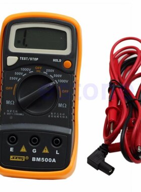 Discount 1000V BM500A 1999M Digital Insulation Resistance Te