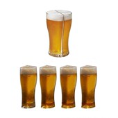 Bek Grote Scheidbare Bier Deel Dikke Glazen Capaciteit Mok