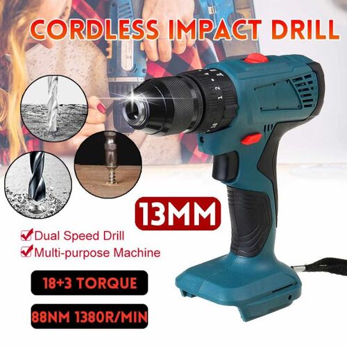 3 in 1 Electric Cordless Impact Drill 13mm Rechargable Elect
