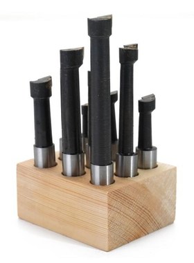 9PCS 12mm Shank Boring Bar Hard Alloy Carbide Tipped High Ac