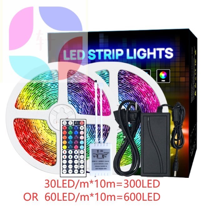 WatERpRoof 5M10M 5050 300LED StRip LiGhtS Kit RGB ContRoLLER