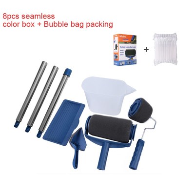 5/8pcs Seamless Paint Roller Brush Set with Color Box Multif