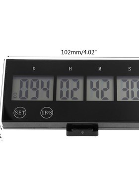 999 Days Countdown Clock LCD Digital Screen Kitchen Timer Ev