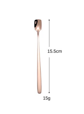 pspirit Creative Long Handled Stainless Steel Coffee Spoon S