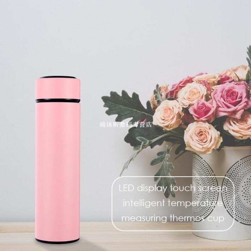 Smart Vacuum Bottle Water Cup Stainless Steel LCD Display To