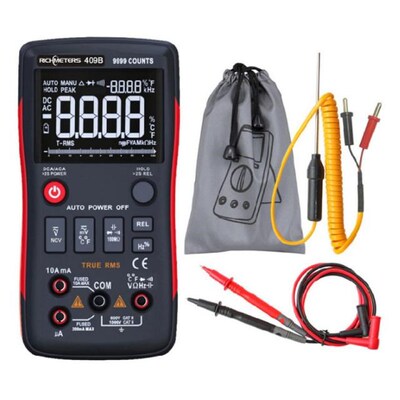 RM409B Digital Multimeter Button 9999 Counts Accuracy Measur