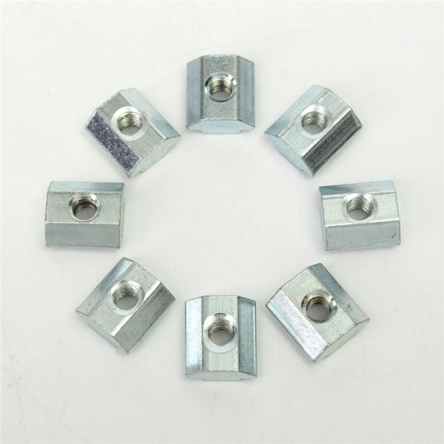 50Pcs Sliver M4 T Sliding Nut Block for 2020 Aluminum Profil