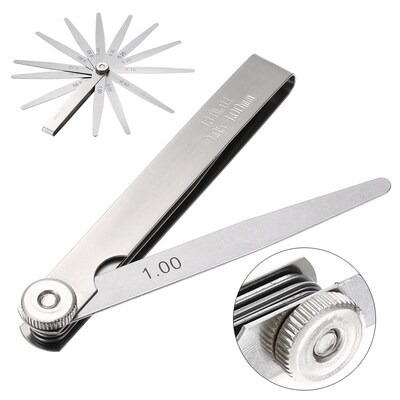 Metric 13 Blades Feeler Guage 0.05mm-1mm Thickness Gage Gap