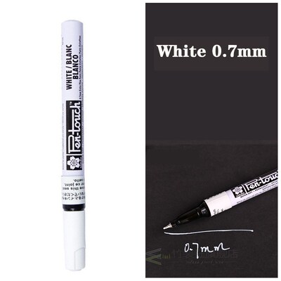 Permanent Metallic Marker Pens White Silver Gold Paint Pen