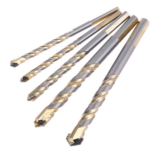 5pcs Carbide Tipped Drill Bit Set 适用于 Masonry Ceramic Til