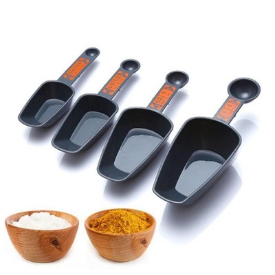 4pcs/set Measuring Spoons Double Head with Scale Coffee Powd