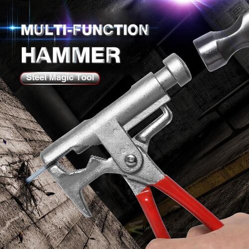 Multi-Function Hammer Universal Steel Magic Tool 10 Kinds of