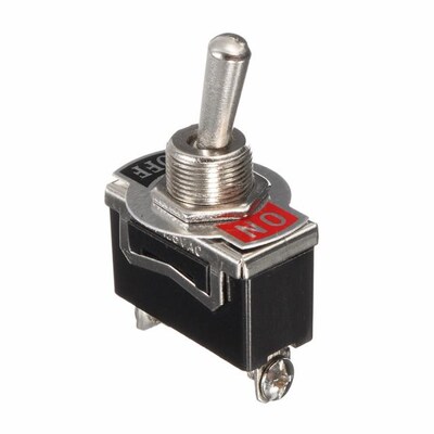 1 Set Miniature Toggle Switch Heavy Duty ON/OFF SPST Termina