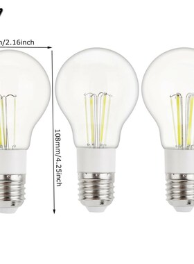 LED Filament Bulb E27 B22 3W 4W 6W Retro Edison Lamp DC 12V
