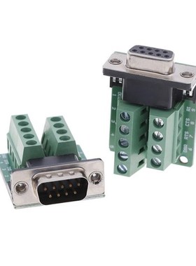 1PCS DB9 Male Female Adapter Signals Terminal Module RS232 S