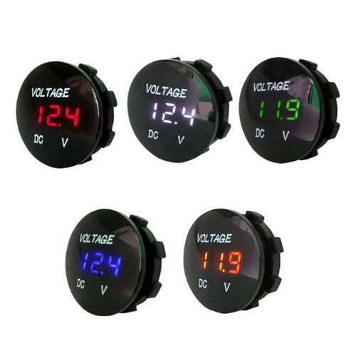 Car Motorcycle DC 5V-48V LED Panel Digital Voltage Meter Vol